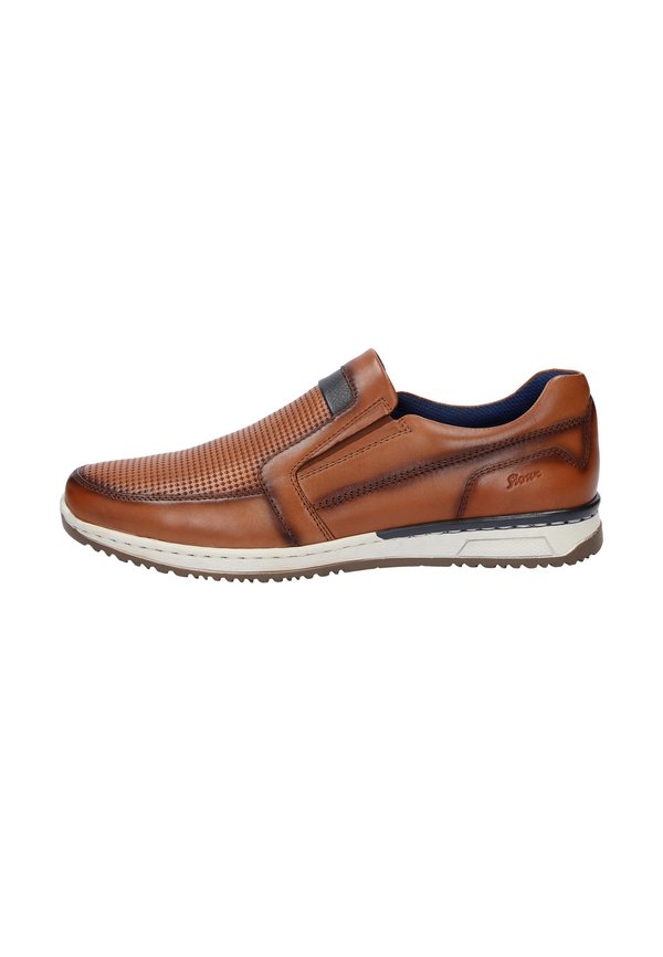 Slipper - cognac