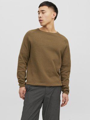 JJEHILL CREW NECK NOOS - Vesta - otter