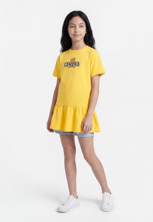MOSCHINO DRESS - Φόρεμα από ζέρσεϊ - yellow