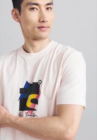 PS Paul Smith MENS SQUARE - T-shirts print - whites