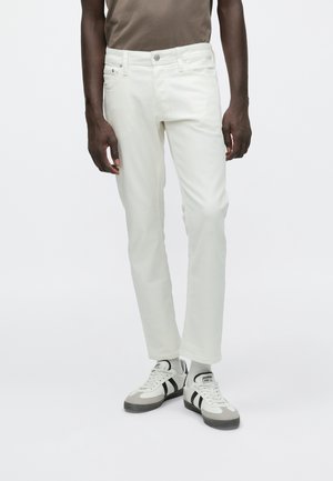JJIGLENN JJORIGINAL - Vaqueros slim fit - white denim