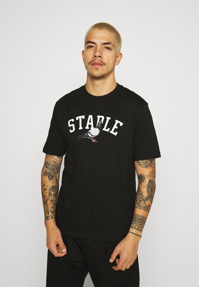 COLLEGE TEE UNISEX - T-Shirt print - black