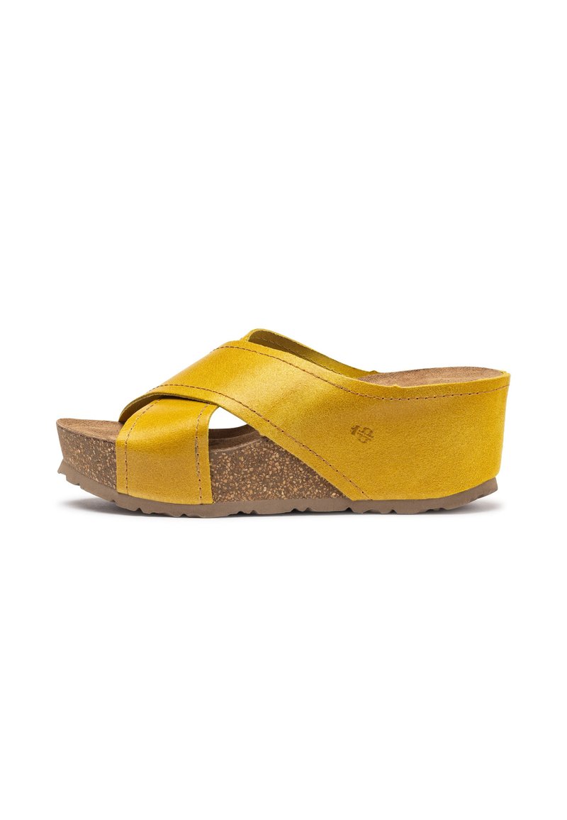 Yokono Ciabattine con tacco - amarillo