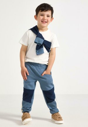 Lindex, LINDEX JOGGERS WITH BRUSHED INSIDE LINDEX - Pantalon de survêtement - dark dusty blue