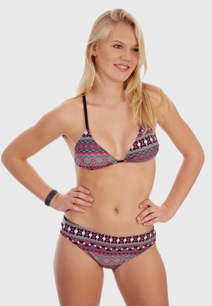 GEOGLAM SET - Bikini - schwarz pink