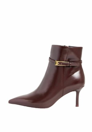 Klasszikus bokacsizmák - burgundy red