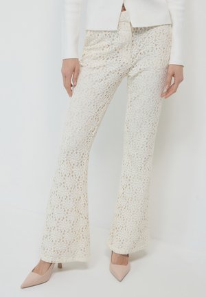 Calliope A ZAMPA MACRAMÈ - Stoffhose - crema