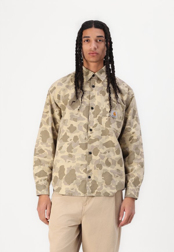 DUCK SHIRT HUBBARD CANVAS - Shirt - desert stone