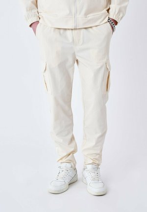 Project X Paris AVEC PASSANTS - Pantaloni cargo - craie