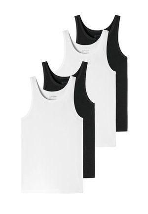 4-PACK - Undertröja - schwarz weiss