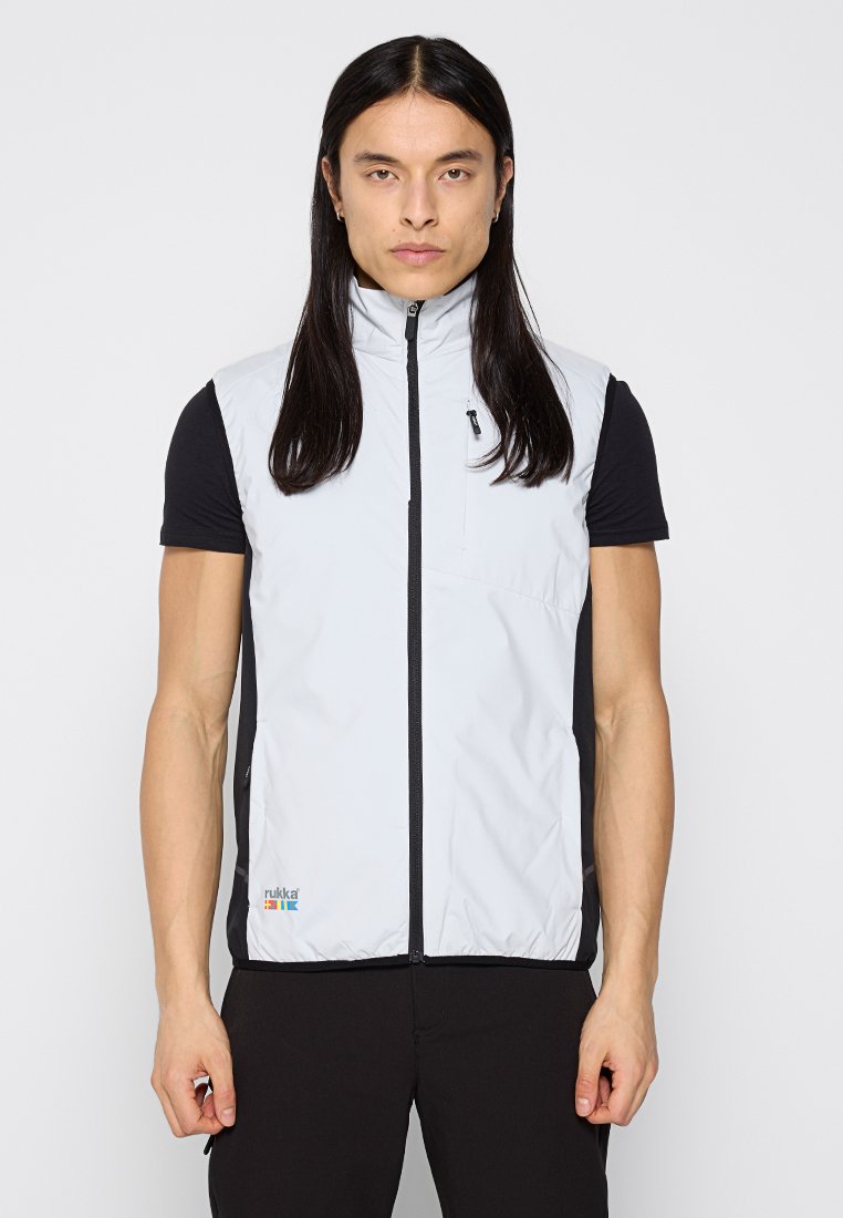 RUKKA Bodywarmer zilverkleurig RUKKA Bodywarmer zilverkleurig