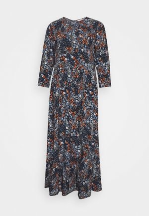 PRINTED MIDI DRESS - Maxikjole - navy