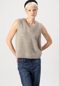 American Eagle SUPER HIGH RISE BAGGY WIDE LEG - Traperice opuštenog kroja - dark clouds