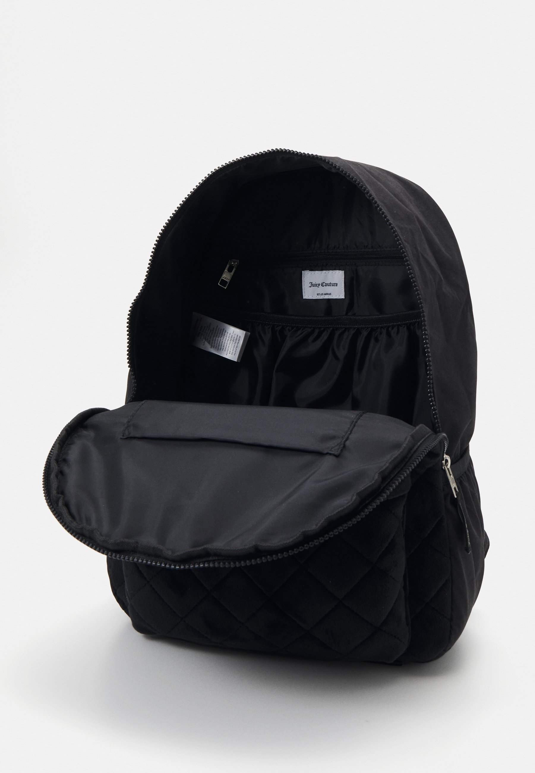 Juicy Couture black quilted backpack with adjustable straps Juicy Couture No Rules Backpack Black Small Weekender With  main image 3