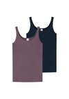 2PACK  MODAL ESSENTIALS - Undershirt - dunkelblau pflaume