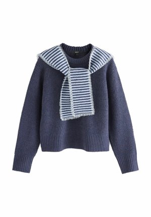 Jumper - navy blue stripe