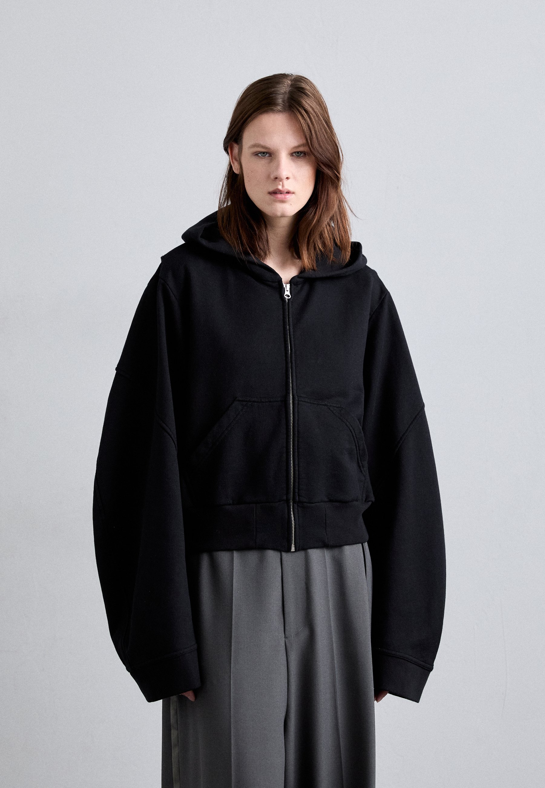 MM6 Maison Margiela Felpa con zip - black/nero - Zalando.it