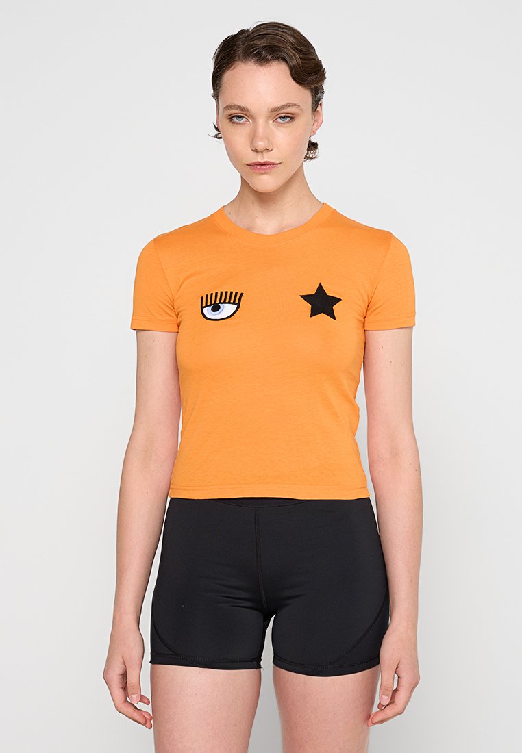 CHIARA FERRAGNI T-shirt print oranje