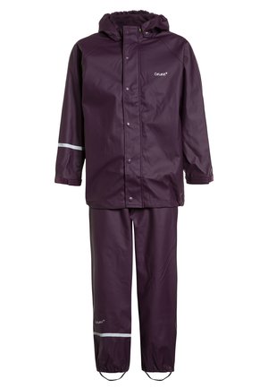 CeLaVi SET UNISEX - Regnbyxor - blackberry wine