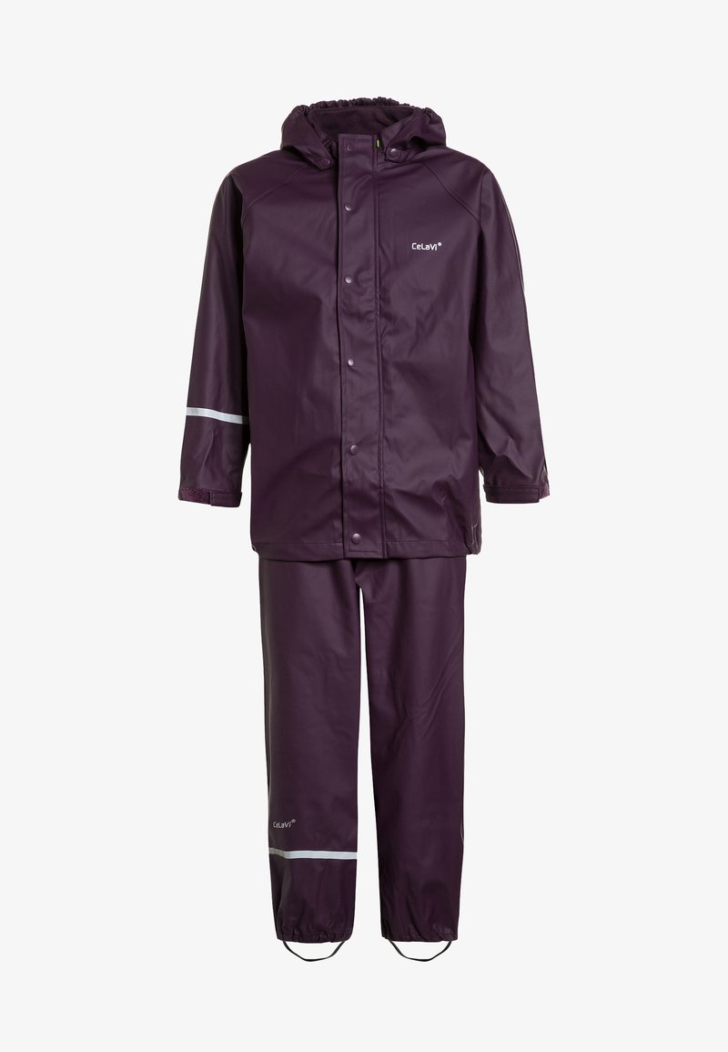CeLaVi SET UNISEX - Regenbroek - blackberry wine