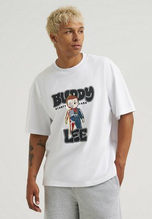 SHORT SLEEVE MIGHTY JAXX TEE - MULTIPLE FITS - T-Shirt print - white