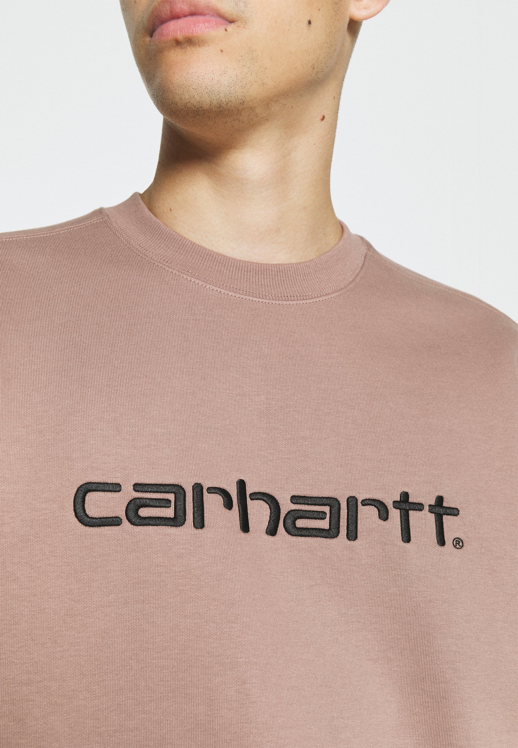 Carhartt WIP Sudadera - earthy pink/black/rosa - Zalando.es