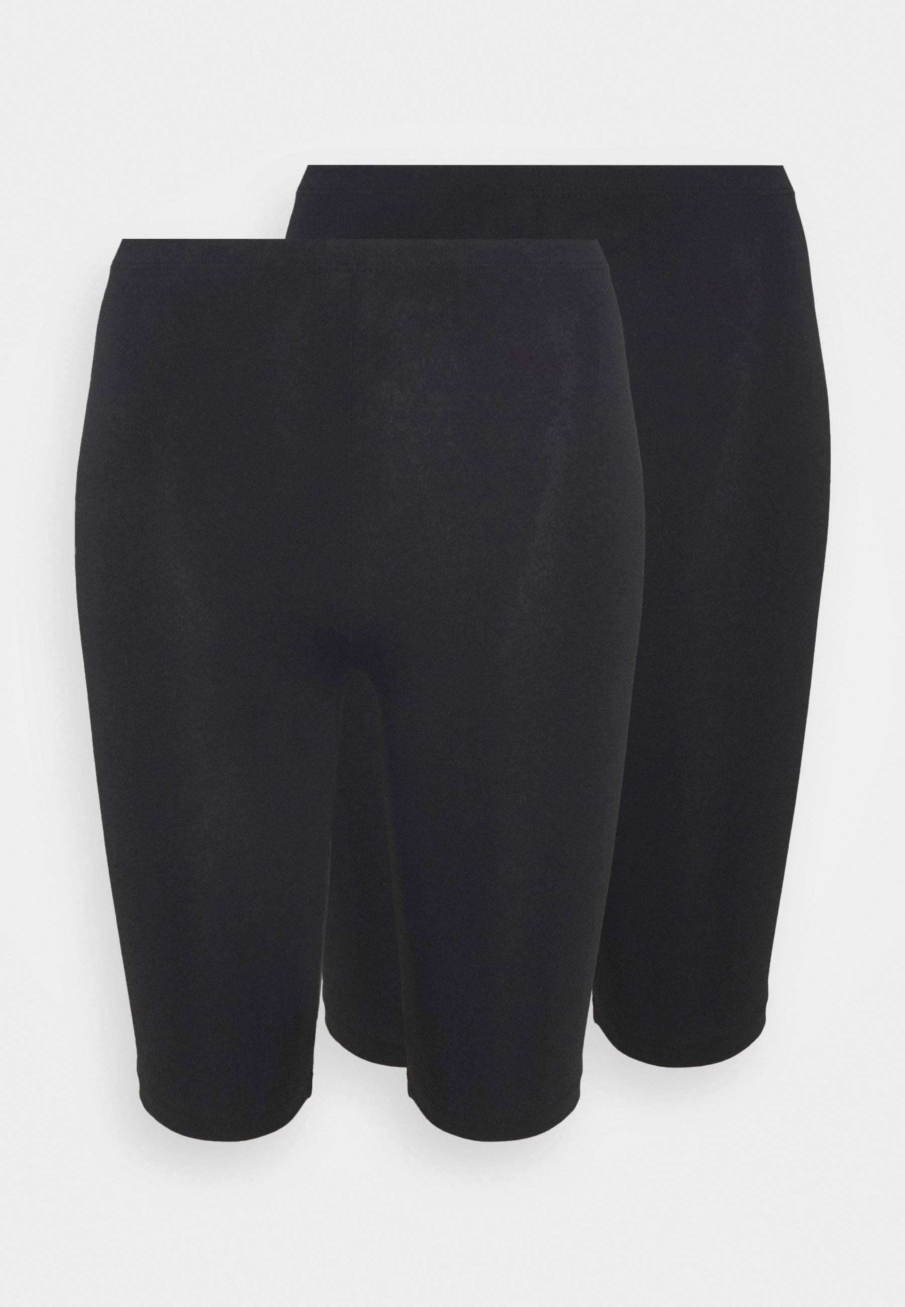 ONLY Tall ONLLIVE LOVE CITY 2 PACK - Shorts - black - Zalando.co.uk