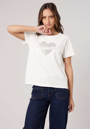 DEELUXE, DEELUXE ORIGINAL T-SHIRT SOLINE - T-shirt print - altweiß