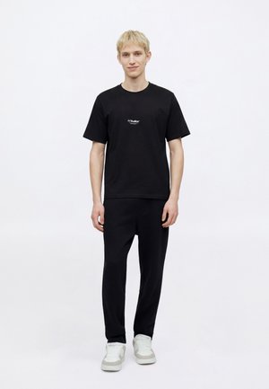 Jack & Jones JJESOHO TEE CREW NECK - T-shirt - bas - black