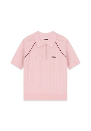 Guess, ROSE SS POLO SWTR - Polo - gr blush cotton