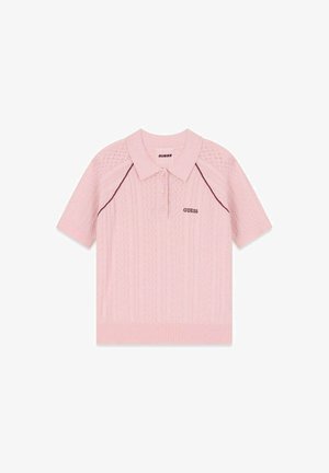 Guess, ROSE SS POLO SWTR - Polo - gr blush cotton