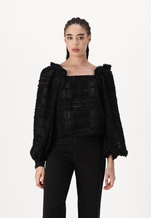 VIHAYAS SQUARED NECK - Bluse - meteorite
