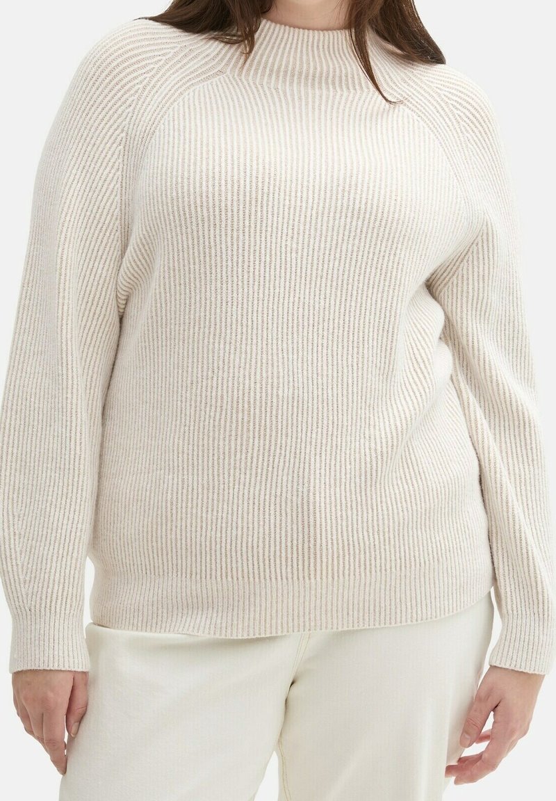 TOM TAILOR Strickpullover - beige