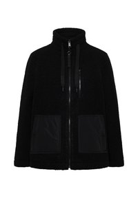 Cecil KUSCHELIGE MIT DETAILS - Giacca in pile - schwarz