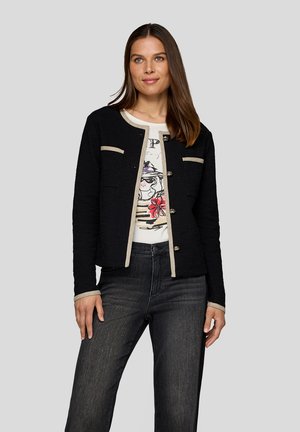 Strickjacke - schwarz