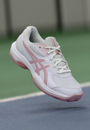 GEL GAME 10 CLAY UNISEX - Zapatillas de tenis para todas las superficies - white/morganite