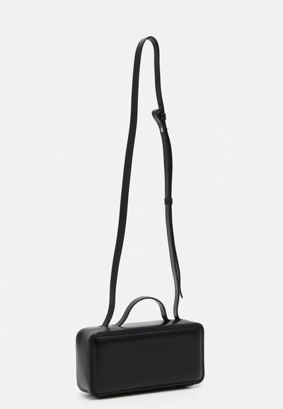 MSGM BRUSHED CLAP BAG SMALL UNISEX - Handtas - black