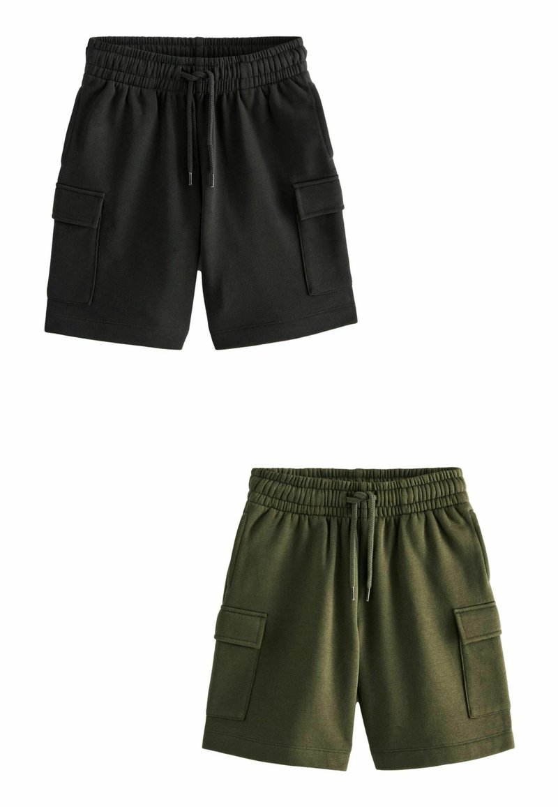 Next 2 PACK REGULAR FIT - Tepláky - black green