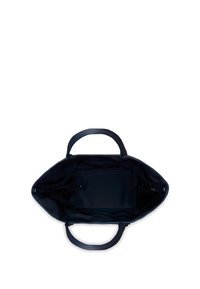 Merenneito kantokassi, jossa on kaksi kahvaa, tilava sisustus, sileä pinta ja litteä vetoketjullinen tasku.