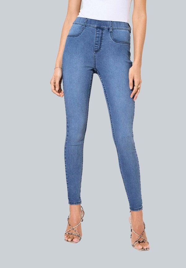 ELASTICATED WAIST - Jeans Slim Fit