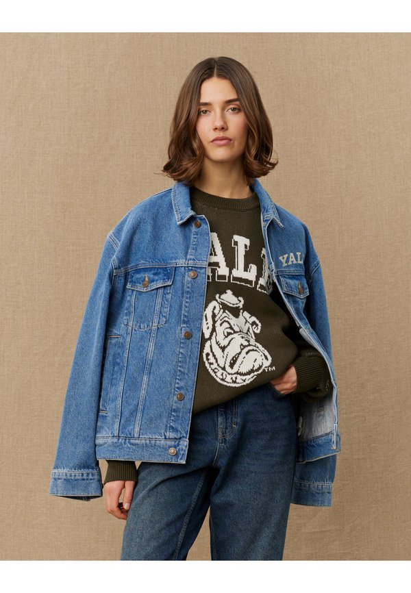 RANDY YALE BULLDOG JACKET UNISEX - Denim jacket - medium indigo wash3