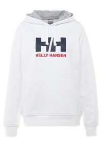 Sudadera Helly Hansen roja con logo blanco capucha de ho