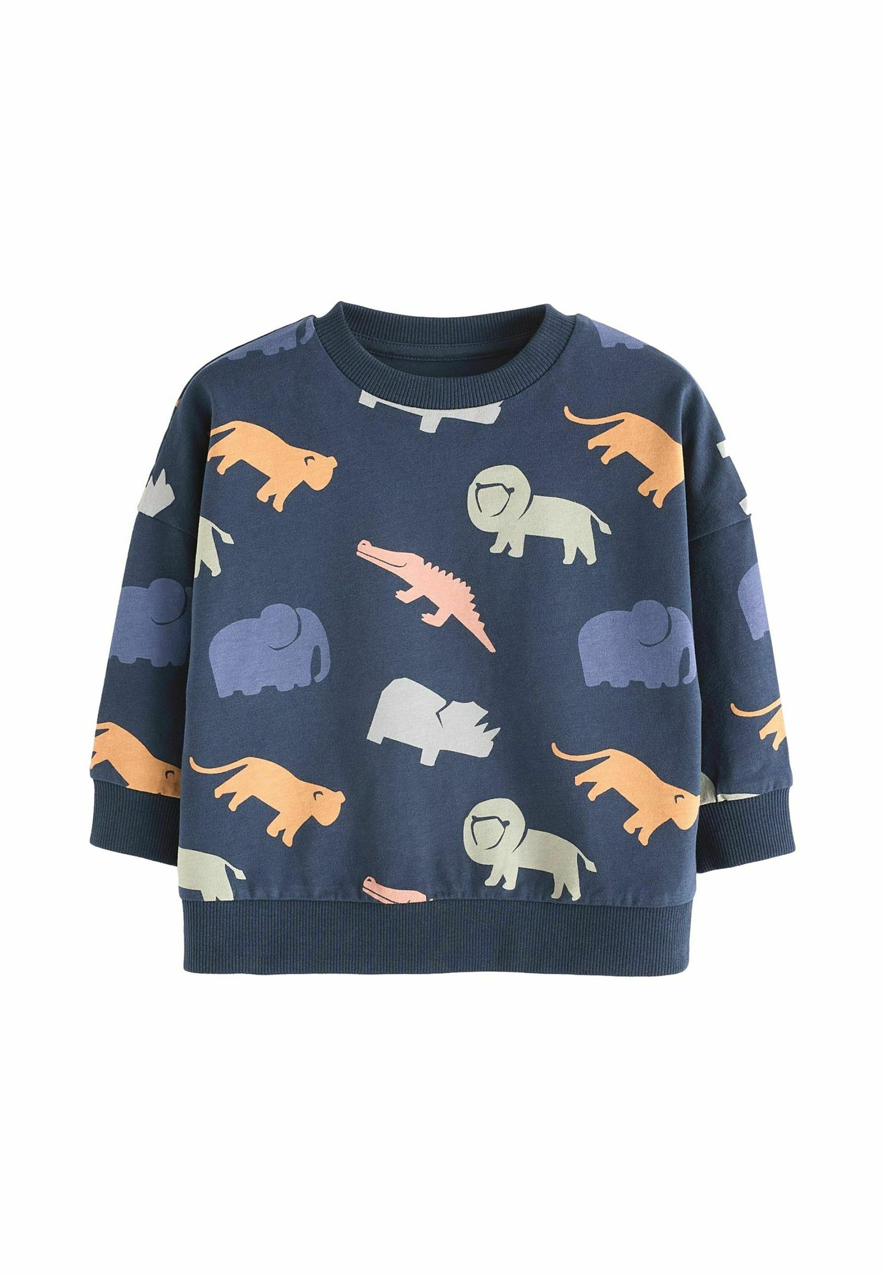 Next REGULAR FIT Longsleeve navy safari/blauw