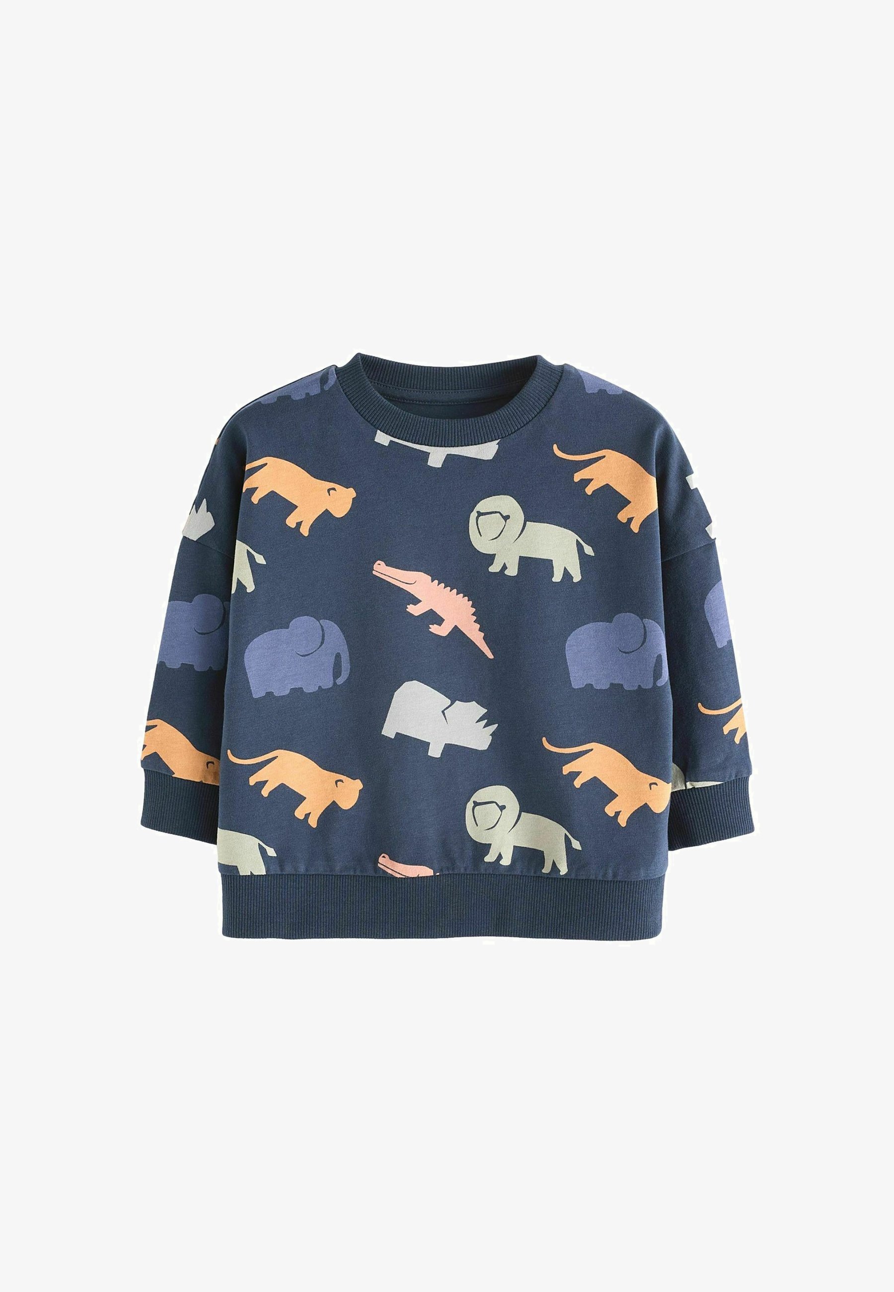 Next REGULAR FIT Longsleeve navy safari/blauw - Main Image