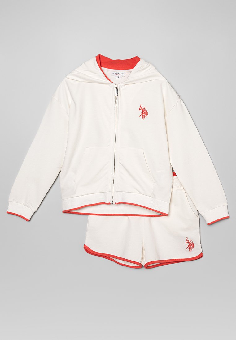 U.S. Polo Assn. Sweater met rits crème U.S. Polo Assn. Sweater met rits crème