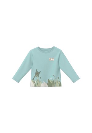s.Oliver Print T-shirt - helles türkis