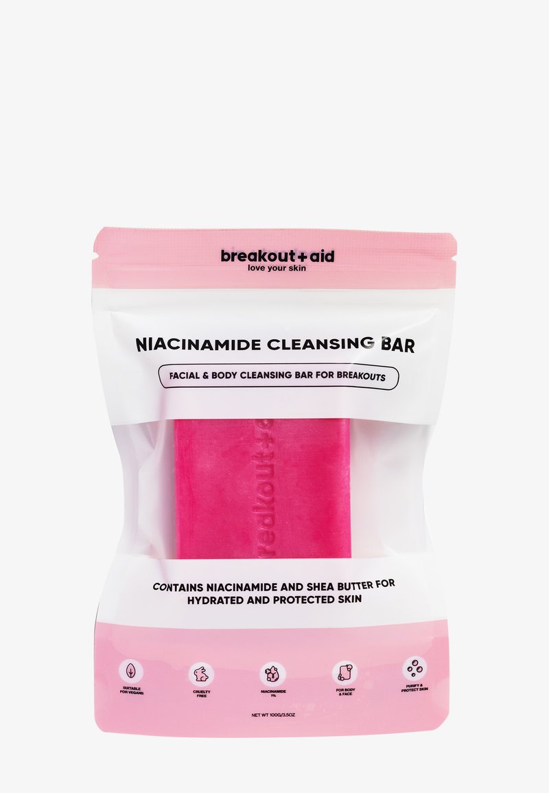 Breakoutaid - NIACINAMIDE CLEANSING BAR FOR BREAKOUTS - BODY AND FACE - Soap bar, Enlarge