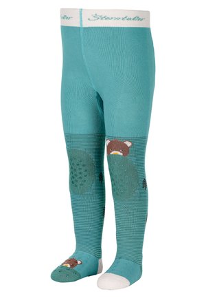 KRABBELSTRUMPFHOSE BEN - Tights - helltürkis