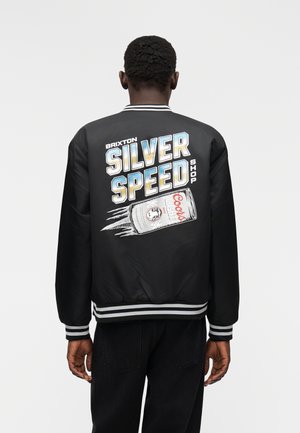 COORS SILVER SPEED - Μπουφάν τύπου bomber - black/silver-coloured