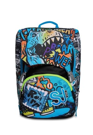 SDOPPIABILE BIG SJ GANG FLIP -3D - Zainetto - azzurro
